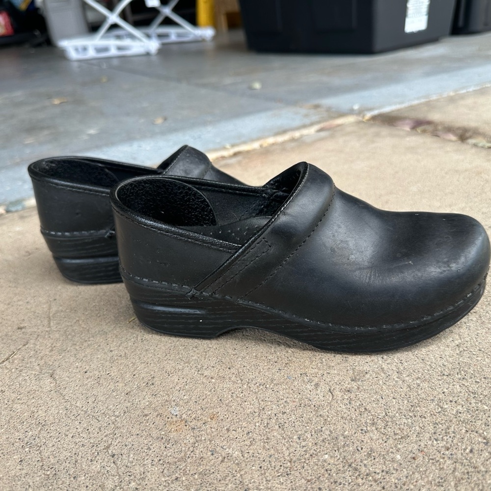Dansko Black Clogs
